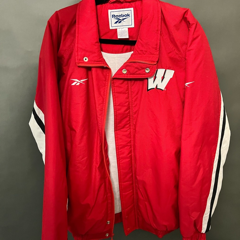 Reebok Wisconsin badgers jacket